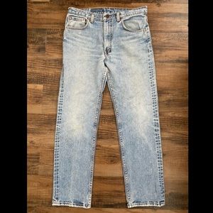 Men’s Levi light wash 505 jeans w34 l31